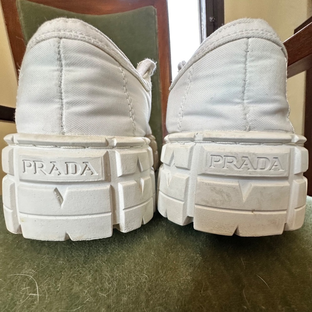 Prada White Sneakers - Picture 4 of 9
